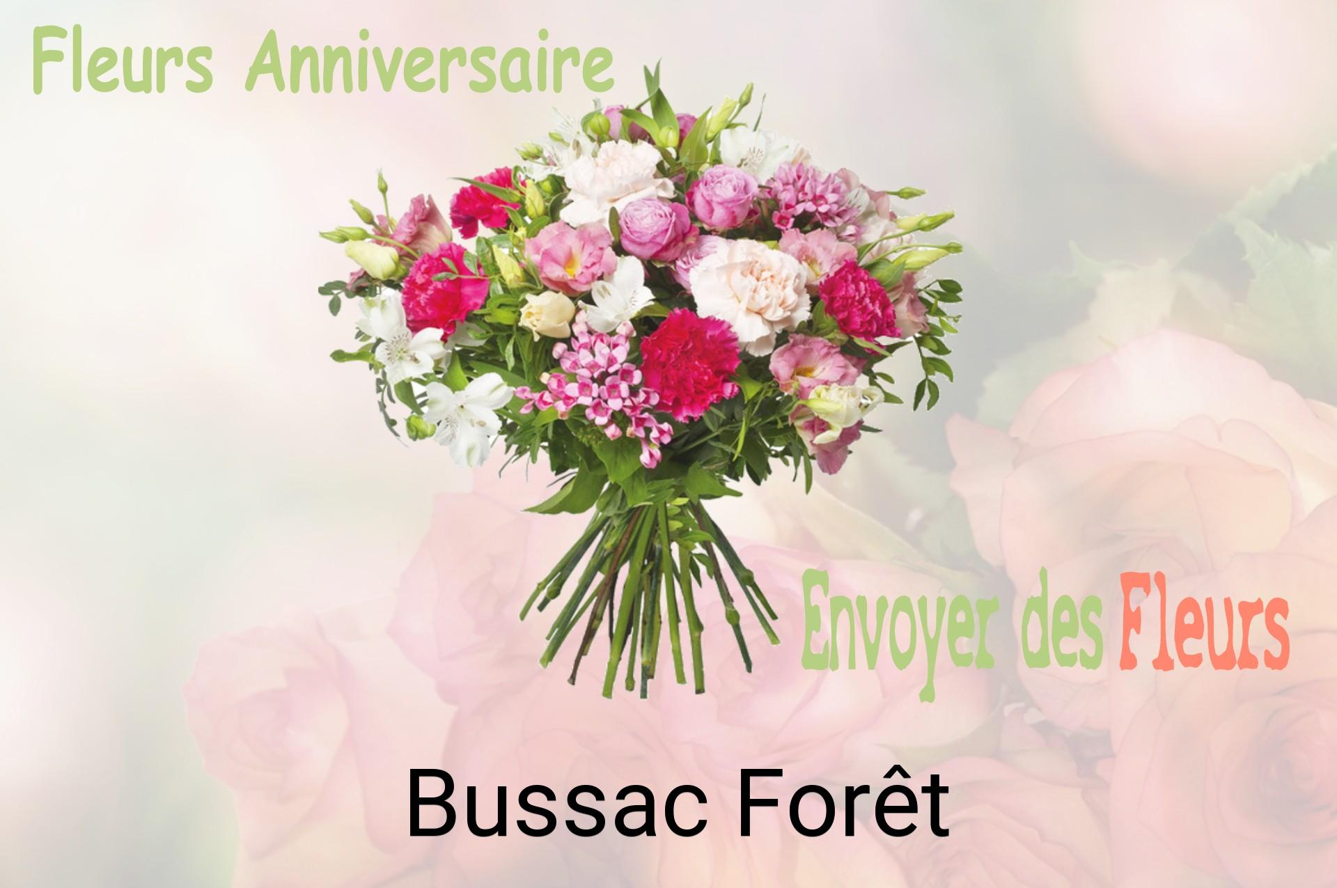 Bouquet de fleurs d’anniversaire livré à Bussac-Forêt