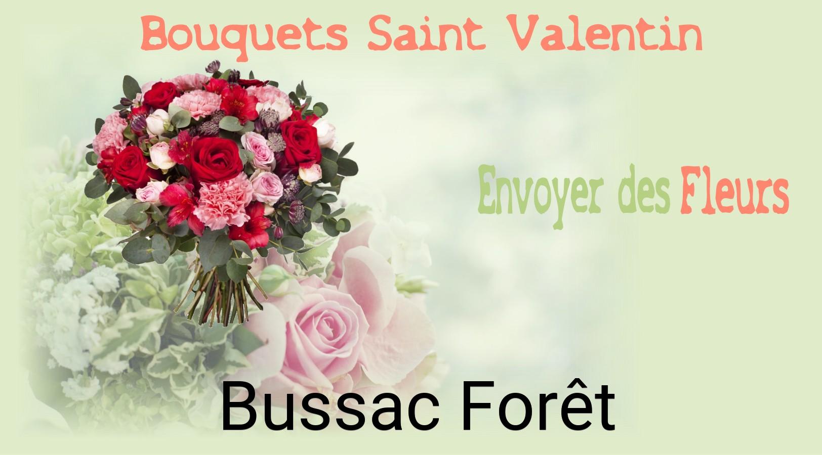 Roses de Saint-Valentin livrées à Bussac-Forêt